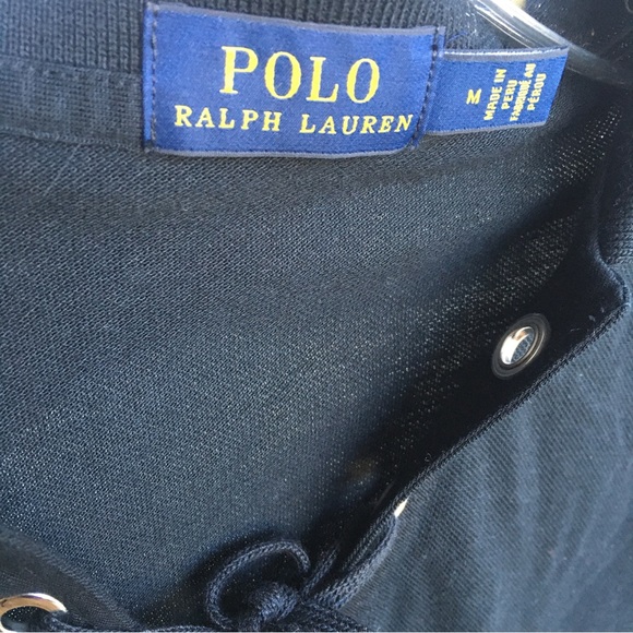 Ralph Lauren Polo Women Tie Neck w/ Rolled Sleeve Sz M - Picture 6 of 7